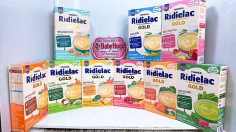  Bột ăn dặm Vinamilk Ridielac Gold Đủ Vị Cho Bé - Hộp giấy 200g 
