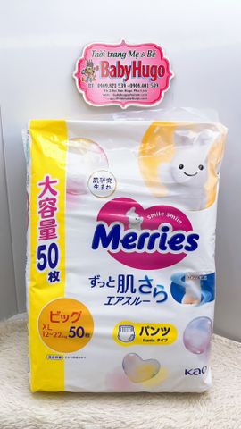  Tã quần Merries  size XL 50 Miếng 