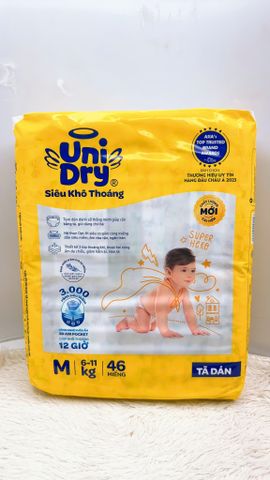  Tã Dán Unidry Size M42/L38/XL34 