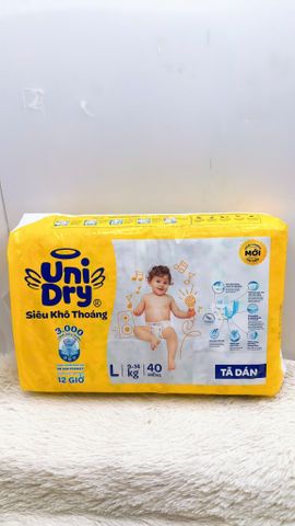  Tã Dán Unidry Size M42/L38/XL34 