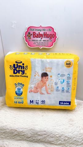  Tã dán Unidry Đủ size M42 / L38/ XL34 miếng 