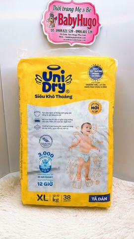  Tã dán Unidry Đủ size M42 / L38/ XL34 miếng 