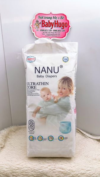  Tả quần Nanu hàng chính hãng xuất Nhật 50 miếng sz M/L/XL/XXL/XXXL 