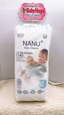  Tả quần Nanu hàng chính hãng xuất Nhật 50 miếng sz M/L/XL/XXL/XXXL 