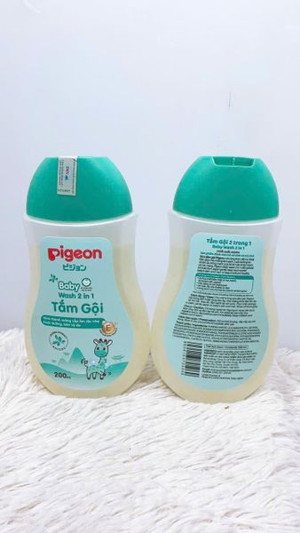  [MẪU MỚI] Sữa Tắm Gội Pigeon Cho Bé 200ml 