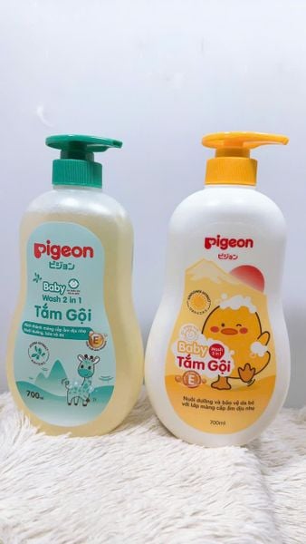  [MẪU MỚI] Sữa tắm gội Pigeon 2 trong 1 dành cho trẻ em 
