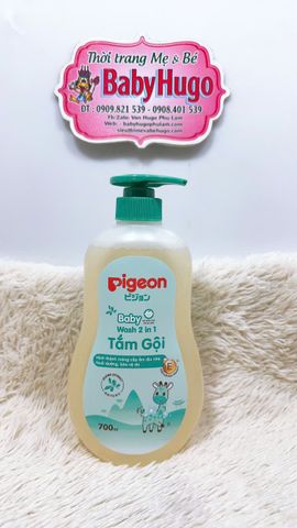  [MẪU MỚI] Sữa tắm gội Pigeon 2 trong 1 dành cho trẻ em 