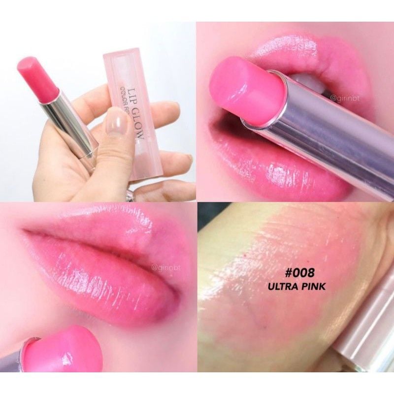 Son Dưỡng Dior Addict Lip Glow Màu 008 Ultra Pink 3.2g – Min Duty