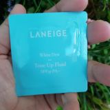  [HCM]Gói Sample Kem Dưỡng Nâng Tông Da Laneige SPF 35 PA++ 50ml White Dew Tone Up Fluid 1ml 