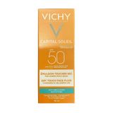  [HCM]Kem chống nắng không gây nhờn rít SPF 50 UVA +UVB Vichy Ideal Soleil Mattifying Face Fluid Dry Touch 50ml 