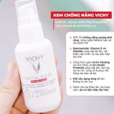  Gel Chống Nắng Vichy Bảo Vệ Da, Ngừa Thâm Nám Capital Soleil UV Age Daily SPF 50 - 50ml 