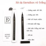 [HCM]Karadium - Kẻ Mắt Karadium Waterproof Brush Liner Black 