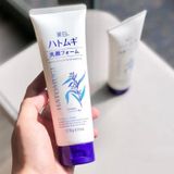  Sữa Rửa Mặt Hatomugi Chiết Xuất Ý Dĩ Làm Sáng Da Dưỡng Ẩm Cấp Nước Cho Da Chống Lão Hóa  130g Cleansing & Facial Washing 