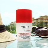  Lăn Khử Mùi Vichy Ngăn Mồ Hôi, Giữ Khô Thoáng Suốt 72h 50ml 