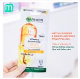  Mặt Nạ Garnier Vitamin C Anti-Spot Brightens & Reduces Spots 15g 
