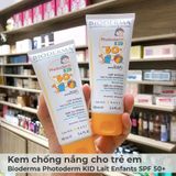  Kem Chống Nắng Trẻ Em Bioderma Photoderm Kid Lait SPF50+, 100ml 