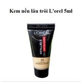  [Mini size 5ml] Kem nền 24h Kiềm dâu lâu trôi L'Oreal Paris Infallible 24h Matte Cover 