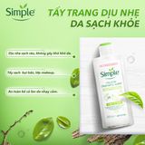  Combo Simple Làm Sạch & Cân Bằng Dịu Nhẹ Da Nhạy Cảm 3 Món 