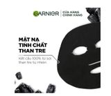  Mặt Nạ Garnier Gạo Đen, Than Tre Làm Sáng Da 28g 