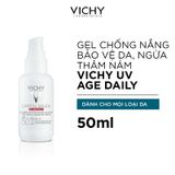  Gel Chống Nắng Vichy Bảo Vệ Da, Ngừa Thâm Nám Capital Soleil UV Age Daily SPF 50 - 50ml 
