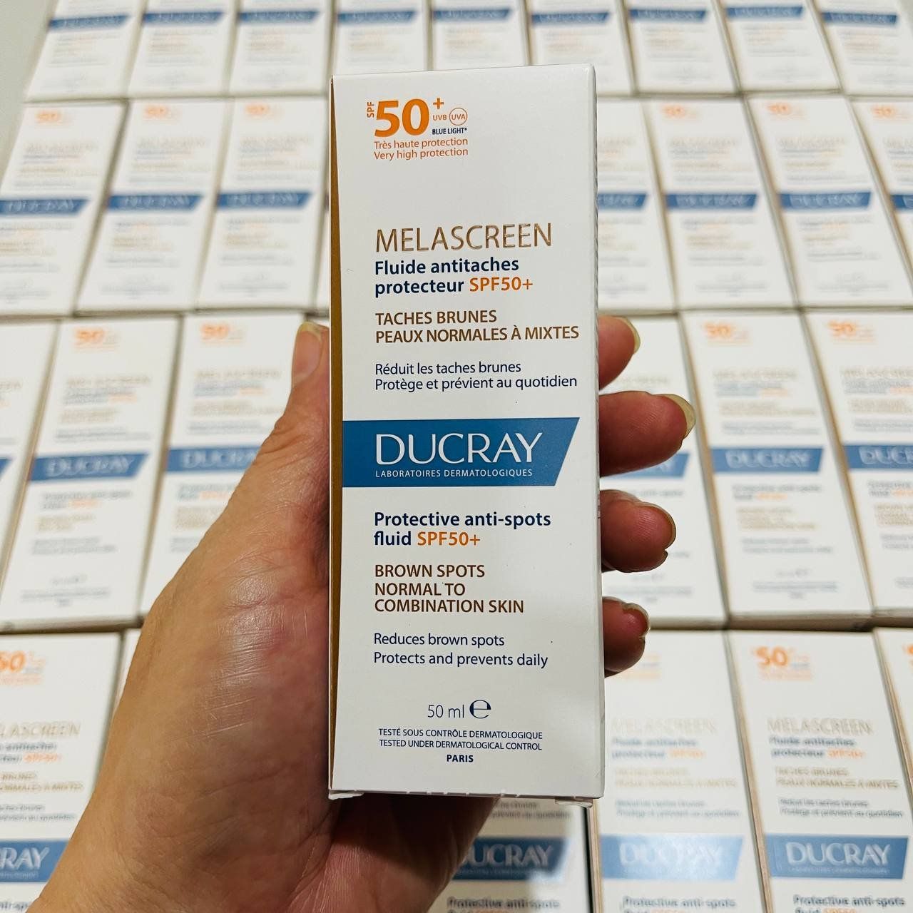  Kem Chống Nắng Chuyên Biệt Cho Da Bị Đốm Nâu Ducray Melascreen UV Light Cream SPF50+ 40ml 