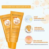  Kem chống nắng (Màu Light) giảm bóng nhờn cho mọi loại da Photoderm MAX Aquafluide SPF 50+ - 40ml 