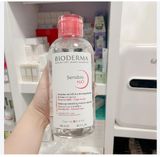 Nước tẩy trang micellar cho da thường và da nhạy cảm Bioderma Sensibio H2O 850ml 