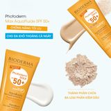 Kem chống nắng (Màu Light) giảm bóng nhờn cho mọi loại da Photoderm MAX Aquafluide SPF 50+ - 40ml 