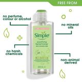  [HCM]Simple - Nước Hoa Hồng Simple Dành Cho Da Nhạy Cảm 200ml 