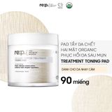  Toner Tẩy Da Chết Re:p Phục Hồi Da Sau Mụn 90 Miếng Organic Cotton Treatment Toning Pad 