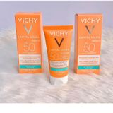  [HCM]Kem chống nắng không gây nhờn rít SPF 50 UVA +UVB Vichy Ideal Soleil Mattifying Face Fluid Dry Touch 50ml 