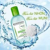  [HCM]Bioderma - Nước làm sạch và tẩy trang micellar cho da hỗn hợp và da dầu Bioderma Sebium H2O 