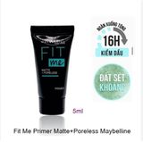  [Minisize 5ml] Kem Lót Trang Điểm Maybelline Fit Me Matte+Poreless Kiềm Dầu Che Phủ Lỗ Chân Lông SPF20 
