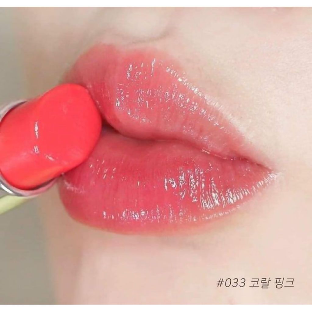新品 033 CORALPINK クリスチャンディオール Addict Lip Glow Balm - 033 Coral Pink