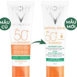 Kem Chống Nắng Vichy Chống Bụi Mịn Cho Da Dầu Mụn 50ml 