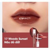  Son Tint Nước Romand Glasting Water Tint 17 Woody Sunset - Nâu Đỏ Đất 