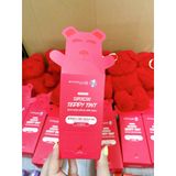  Gấu Bông Đỏ Teddy & Bông Tẩy Trang Teddy Mới Maybelline 