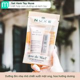  Set Son Dưỡng Nuxe + Kem Dưỡng Tay Nuxe Reve De Miel (Mới) 