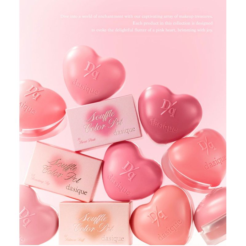 Son Kem Bùn Souffle Color Dot DASIQUE Kèm Cọ 6.5g