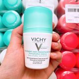  Lăn Khử Mùi Vichy Và Khô Thoáng Vùng Da Dưới Cánh Tay 48H Vichy Traitement Anti-Transpirant 50ml 