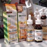  Serum Garnier Bright Complete 30x Vitamin C Tăng Cường Sáng Da Mờ Thâm 30ml 