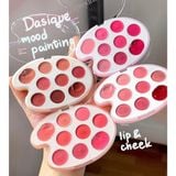  Bảng Son Và Má Hồng Dasique Mood Painting Lip & Cheek Palette 6g 