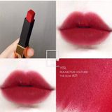  [Fullbox] Son YSL Rouge Pur Couture The Slim Leather Matte Lipstick 2.2g 