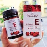  Viên Uống Vitamin E Đỏ Mirrolla 400mg của Nga 30 viên (Nhựa) 