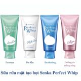  Sữa Rửa Mặt Senka Perfect Whip Xanh - Hồng - Trắng Nhật Bản 50ml - 120ml 