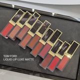  [Fullbox] Son Kem Tom Ford Liquid Lip Luxe Matte Màu 129 Carnal Red - Đỏ Cam Hồng 