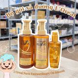  Bộ Gội Xả L'Oreal Paris Extraordinary Oil Dưỡng Tóc Suôn Mượt Tóc Cao Cấp x 440ml 
