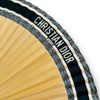  Quạt Cầm Tay DIOR Eventail Dioriviera Folding Fan Navy Black Sensu Novelty 2023 Fullbox 