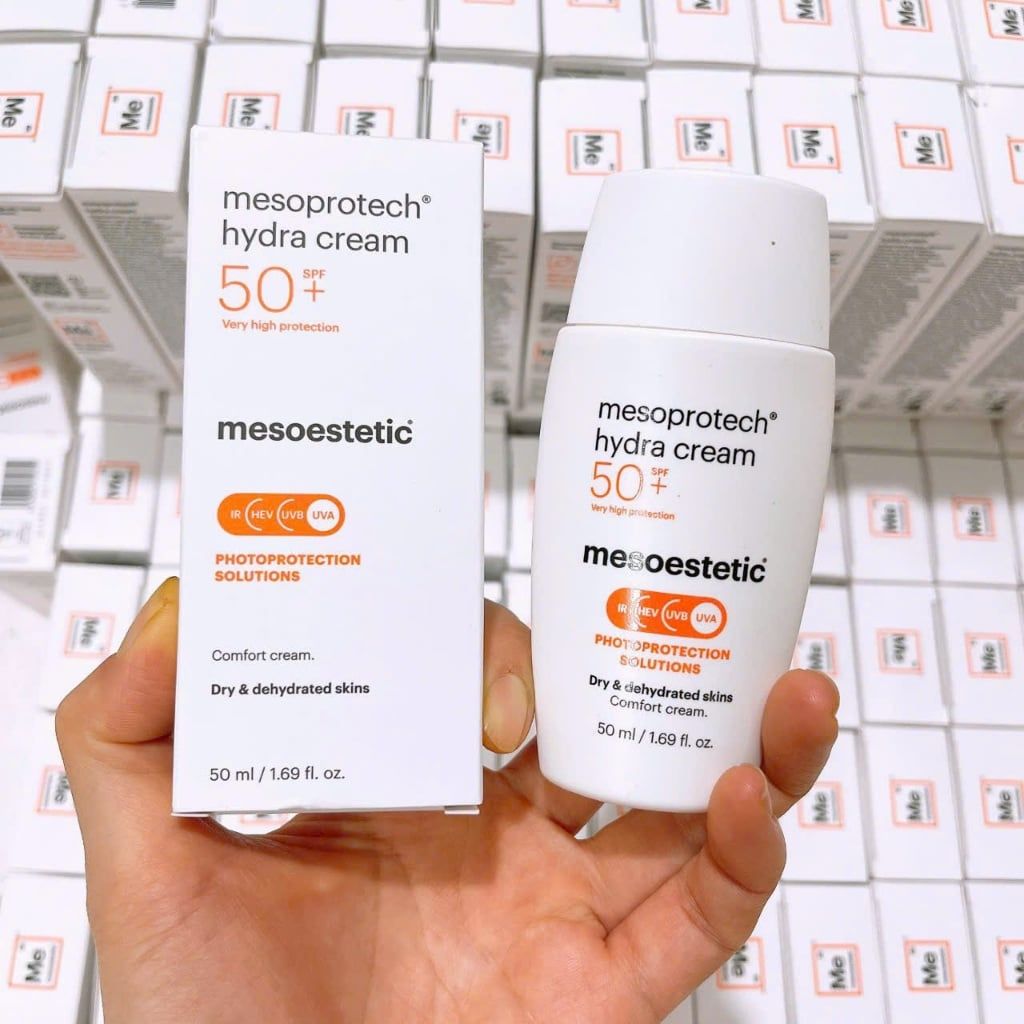  Kem chống nắng Mesoestetic Mesoprotech Hydra Cream SPF 50+ cho da khô 