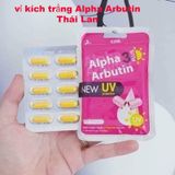  Viên Kích Trắng Da Alpha Arbutin Ban Ngày Thái Lan Vỉ 10 viên 
